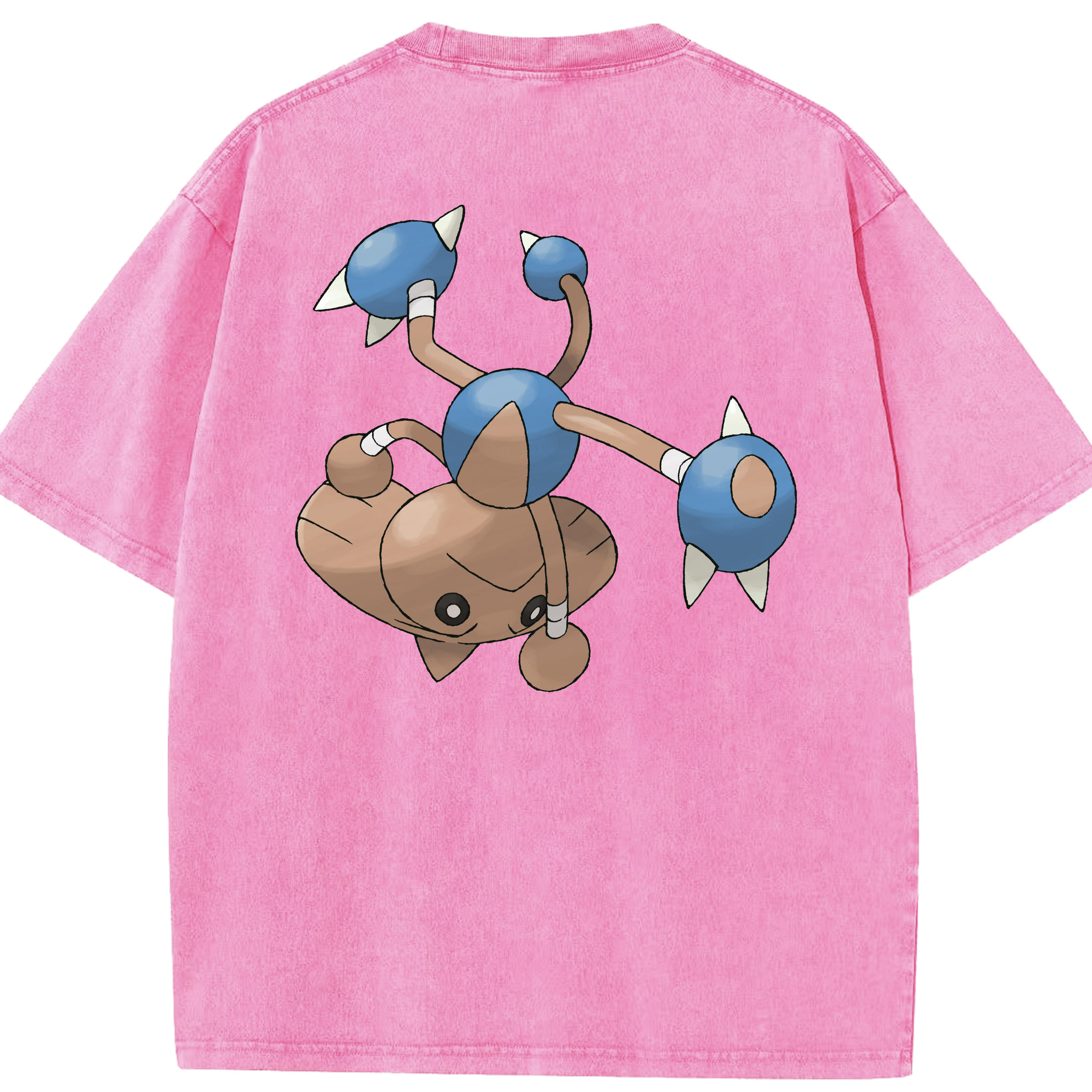 （画像用） ポケットモンスター Pokémon 綿100% ヴィンテージ風 半袖Tシャツ（背面プリント）